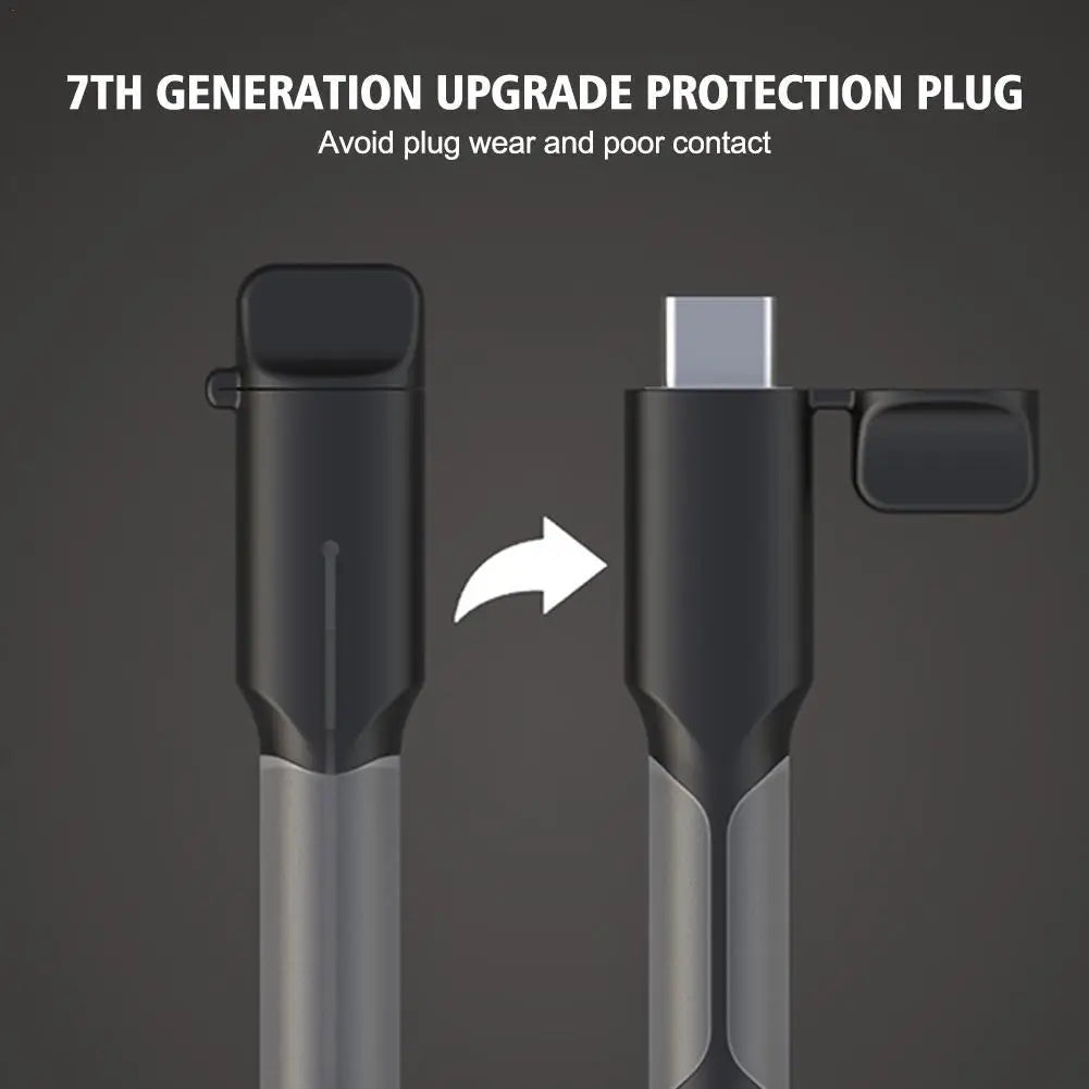 Silicone USB Cable Protector & Wire Winder – Micro & Type-C Cable Protector Zpaxo