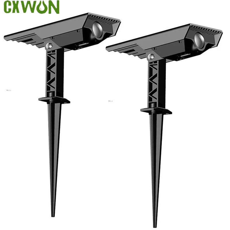 Solar Path Light Outdoor Spotlights Pathway LED Lamp Waterproof Zpaxo 2PCS- White China Mainland