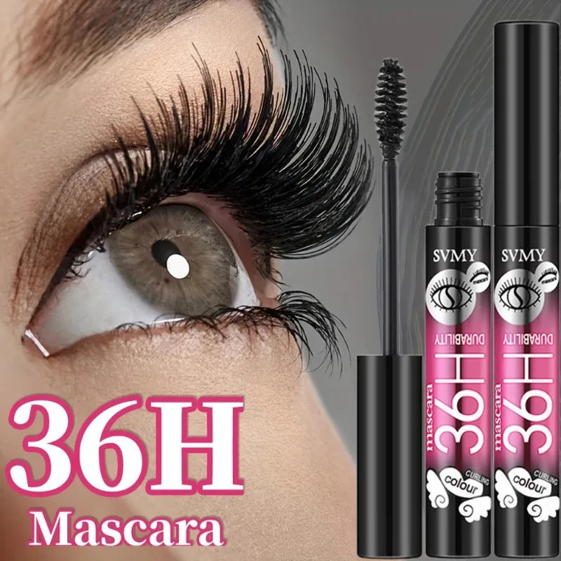 Fiber Mascara Black Thick Curly Lasting Waterproof Sweat-proof