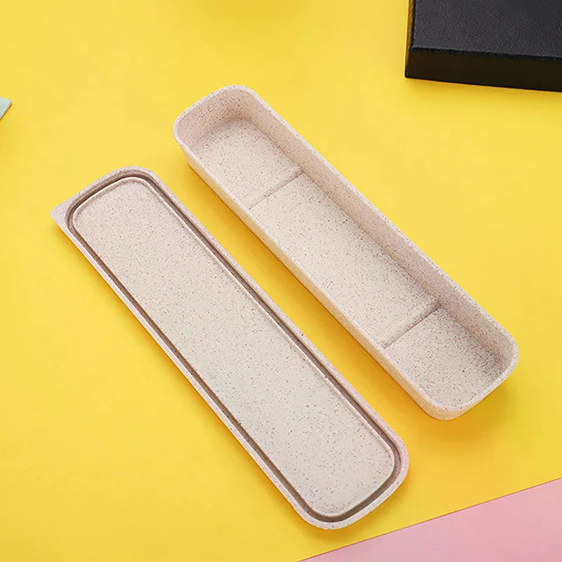Multicolor Portable Cutlery Case Spoon Fork Tableware Box Storage Zpaxo