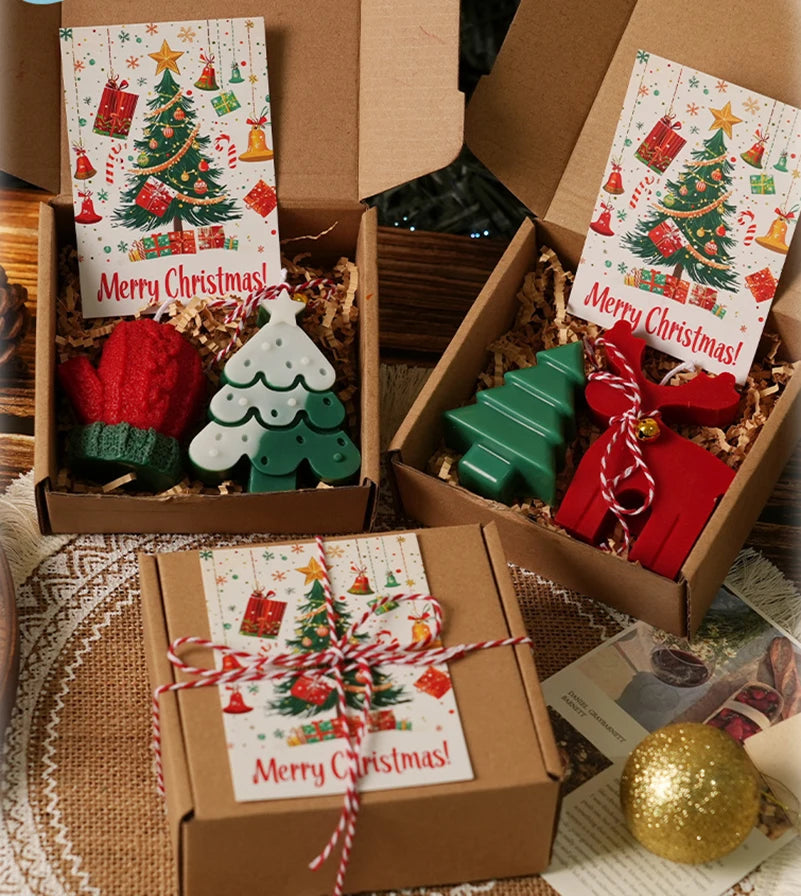 Christmas Tree & Gingerbread Scented Candle Gift Set | Soy Wax