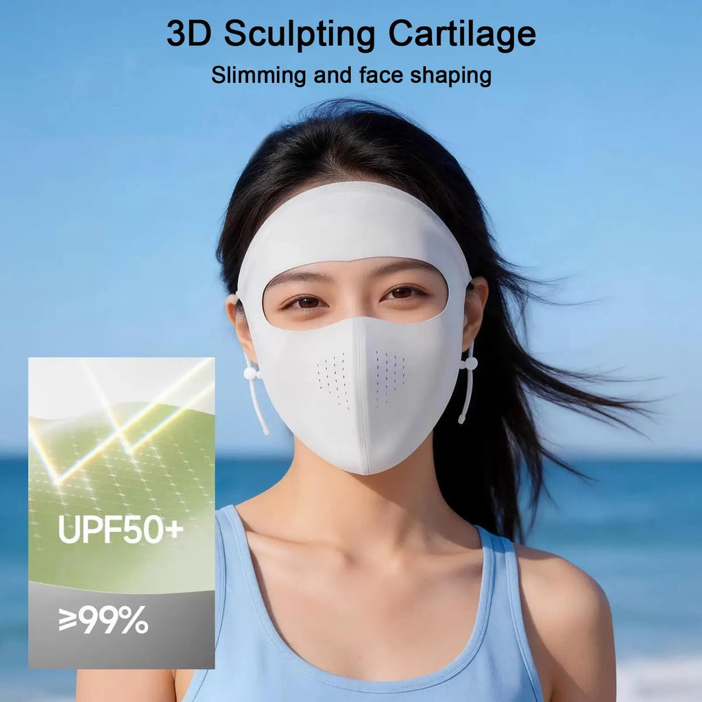 UV Face Cover Cooling Sun Protection Mask Full Coverage Balaclavas