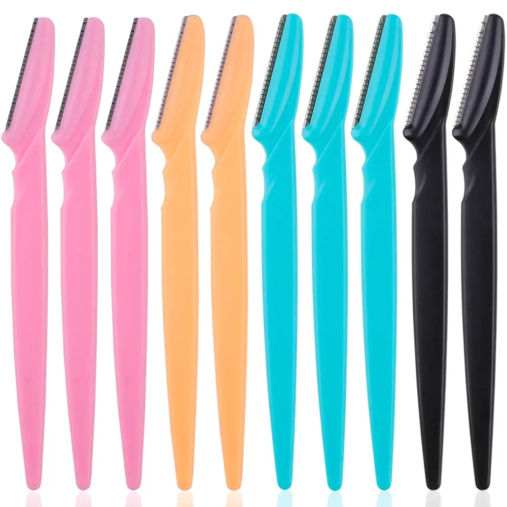 Eyebrow Trimmer Razor Set – Precision Face Shaper 5/10 Pcs