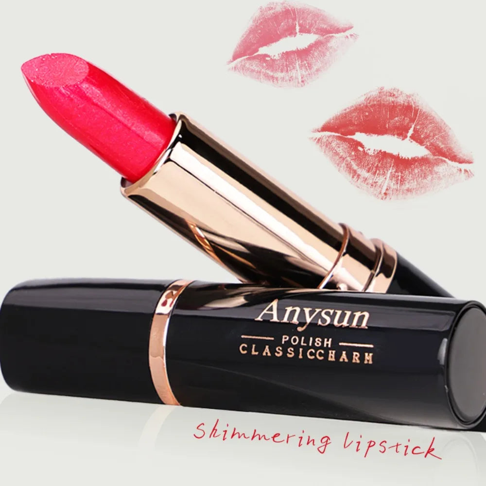 1Pc Mermaid Sparkling Velvet Lipstick Holographic Metallic Pearl Lipstick Lasting Micro-Glow Shimmer Lip Stain Women Makeup Gift Zpaxo