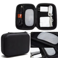 Case bag for 2.5" Hard Drive Disk HDD SSD Storage Pouch Bag Case for Accessory Mouse, Cellphone, Cables, SSD, HDD Zpaxo black