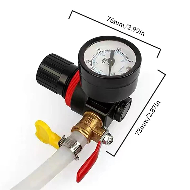Radiator Cooling System Pressure Tester – Universal Coolant Leak Gauge