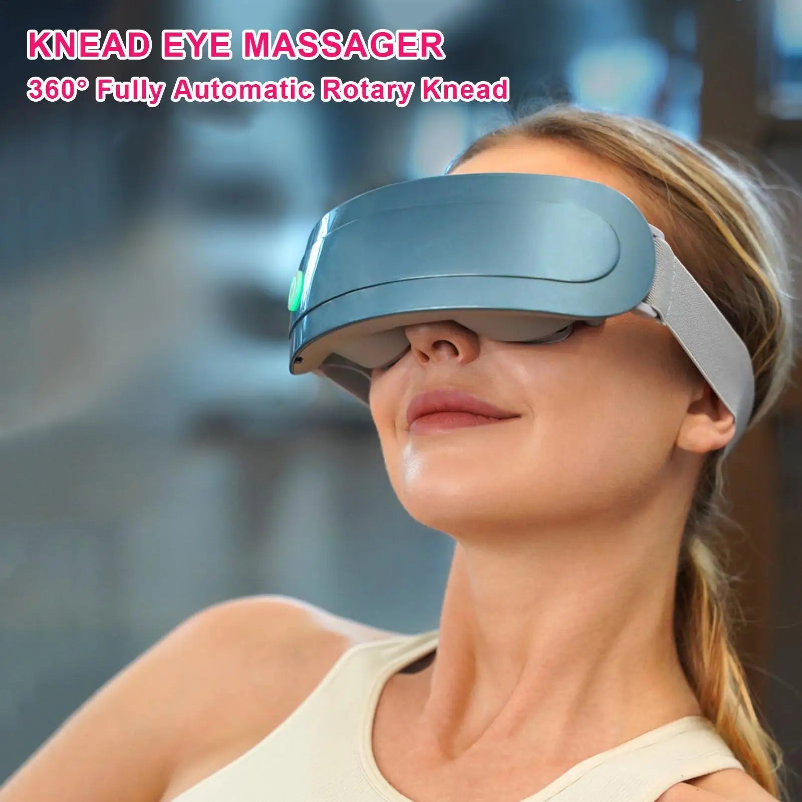 Wearable Eye Massager – 4 Modes, Vibration & Music | Portable Eye Massager Zpaxo