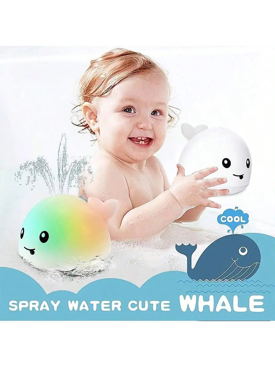 Baby Bath Toys Toddler Kids Ages 1-3 Light Up Whale Toy Sprinkler