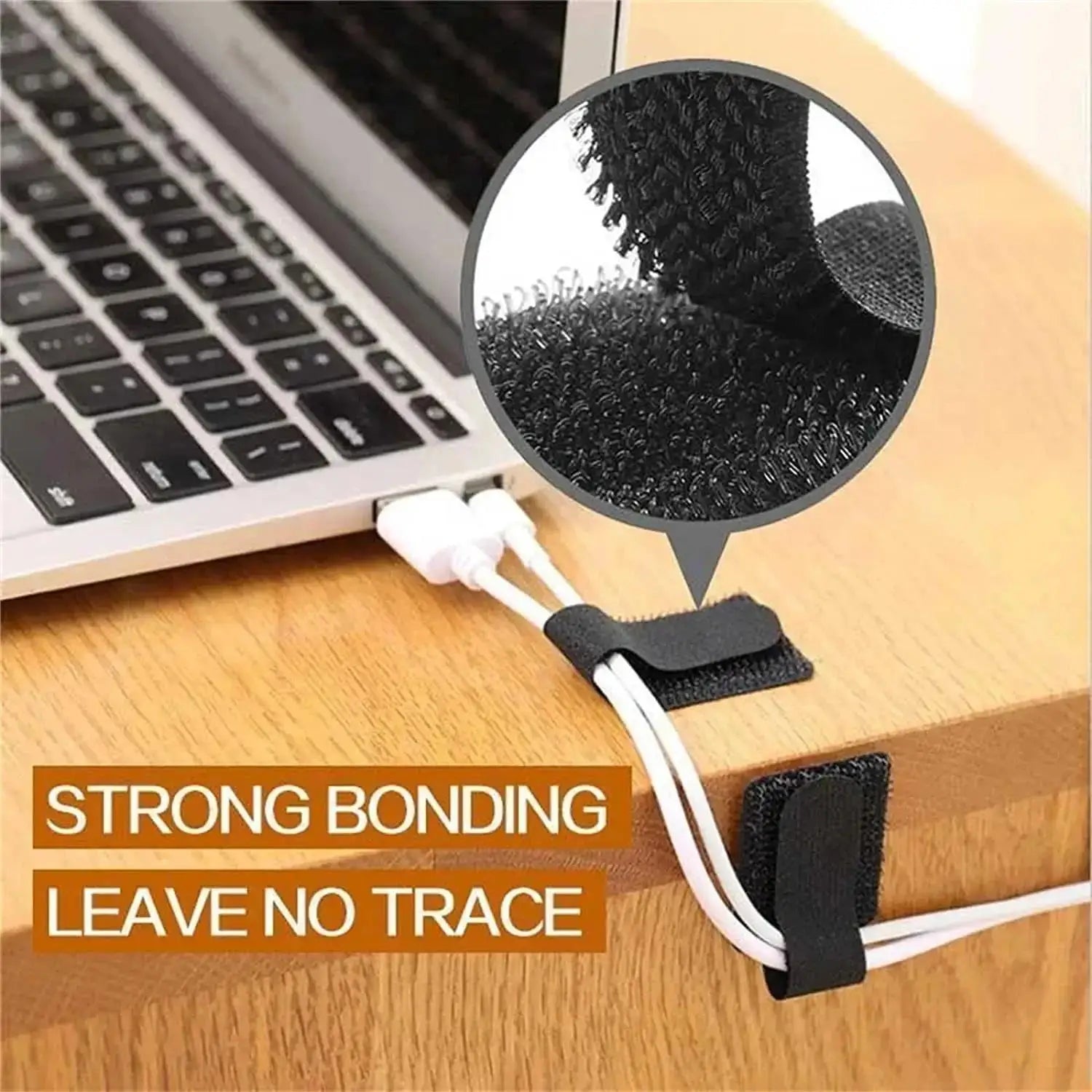 Reusable Cable Ties Fastening Wire Organizer Cord Rope Holder Self Adhesive Adjustable Cord Organizer Straps Desktop Management Zpaxo