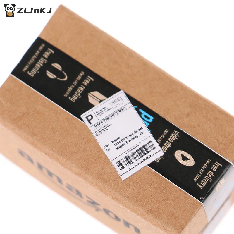 ▶1Pc 1:12 Dollhouse miniture Express box Gift Box Furniture Toys Accessories Zpaxo