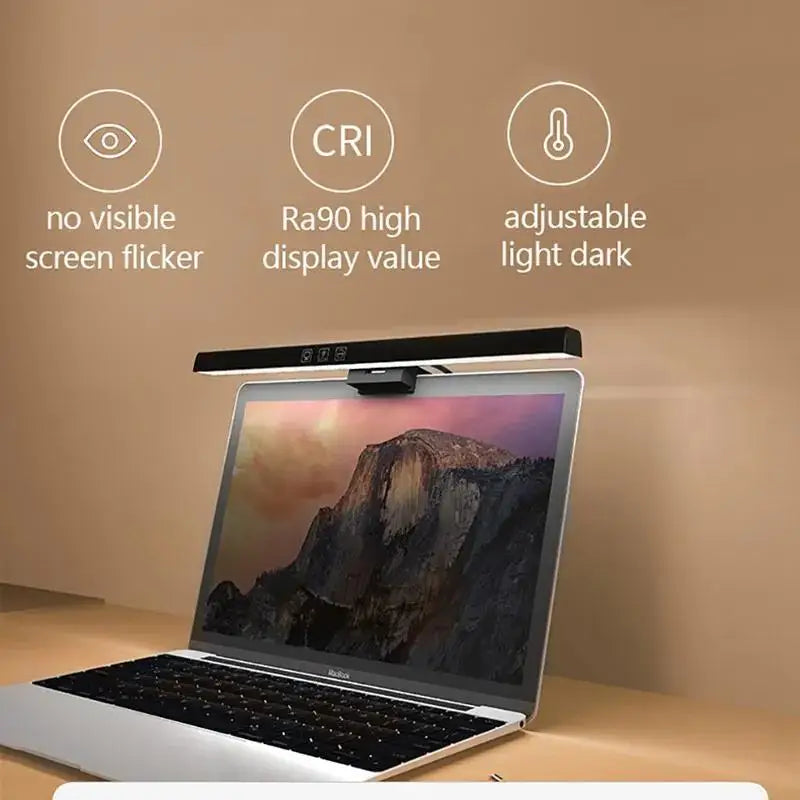 LED Laptop Computer Screen Light USB-C Power Supply Touch Control