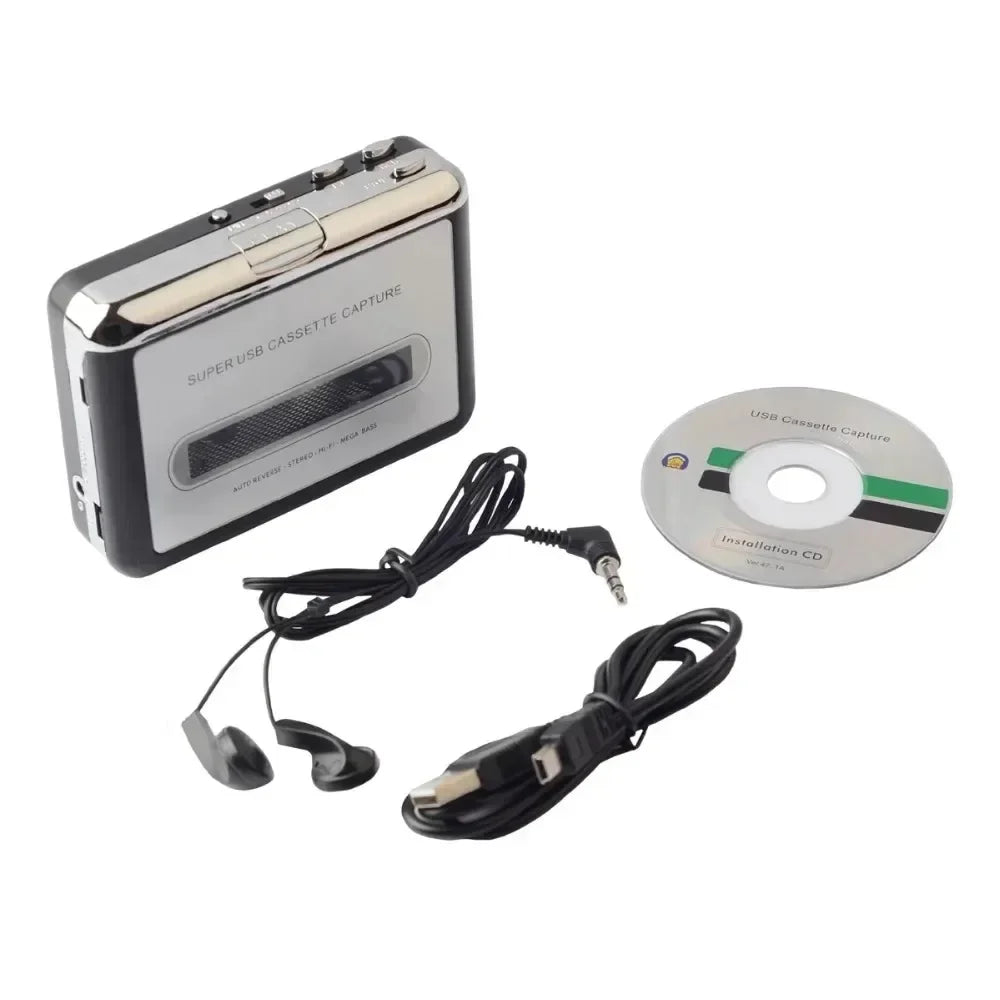 Cassette Player Usb Cassette To Mp3 Converter Capture Audio Music Player Tape Cassette Recorder Drop Shipping Zpaxo