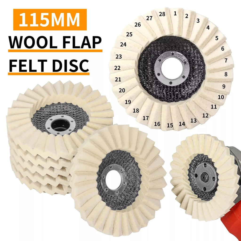 Wool Polishing Wheels Buffing Pads Angle Grinder Accessories Grinding