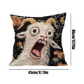 Screaming Goat Pillow Cover Soft Protector Decorative Throw Case