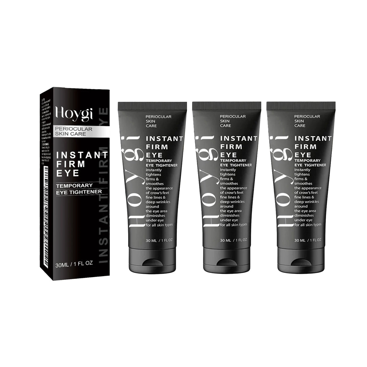 Hoygi 30ml Peptide Collagen Eye Cream Reduce Dark Circles Puffiness and Fine Lines Firming and Hydrating Under Eye Treatment Zpaxo 3PCS