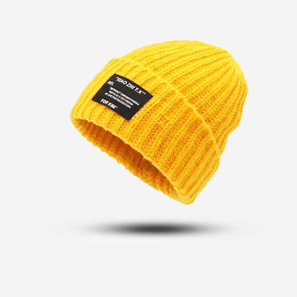 Deer Plush Knitted Beanie – Windproof Unisex All-Season Hat