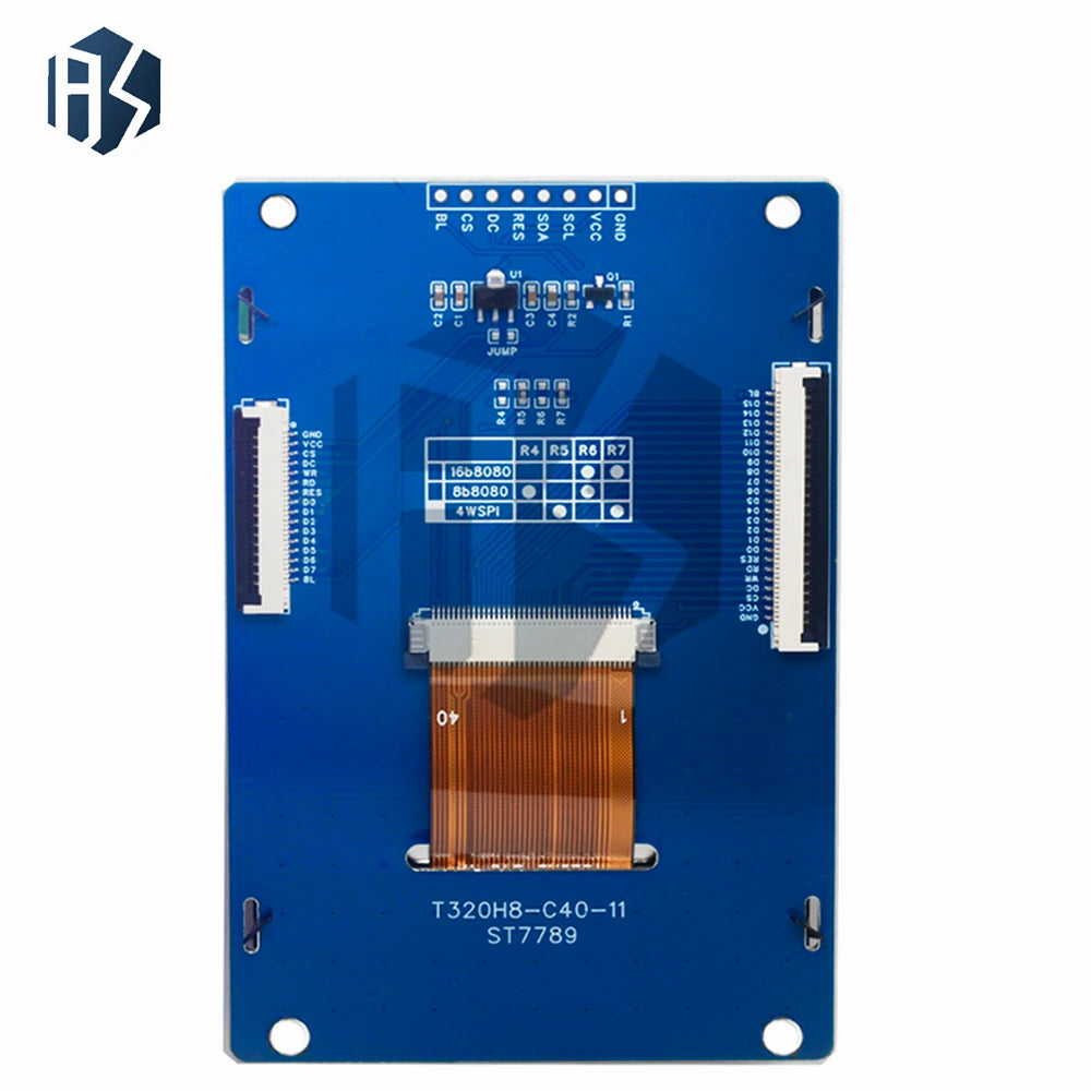 TFT LCD Display 240 320 Drive ST7789V Interface SPI 8 16 Bit Parallel Zpaxo