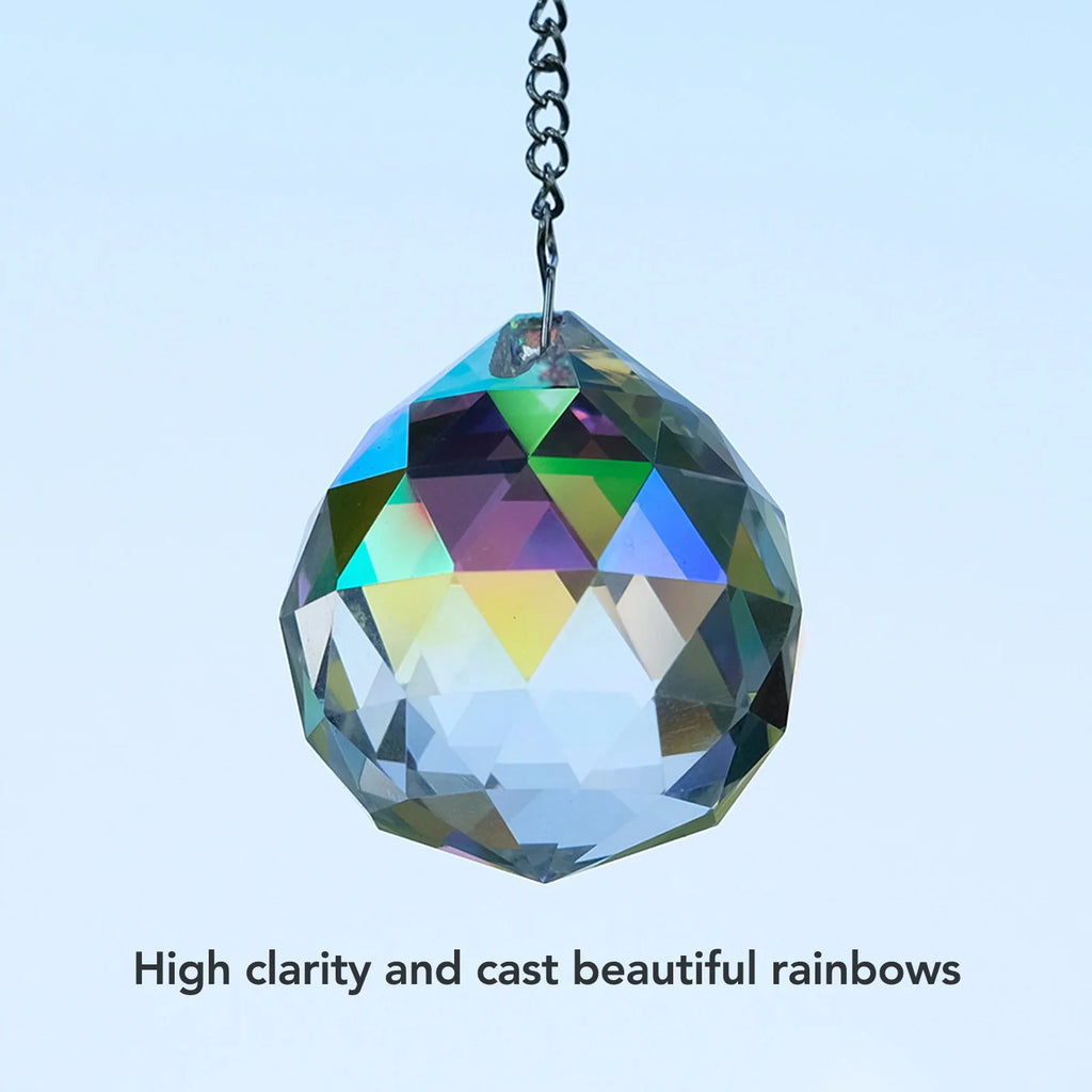 Window Rainow Maker Sparkling Decorative Hanging Crystal Ball Prism