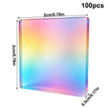 Acrylic Iridescent Radiant Sheet 100 Lightweight Resin Colorful Mini