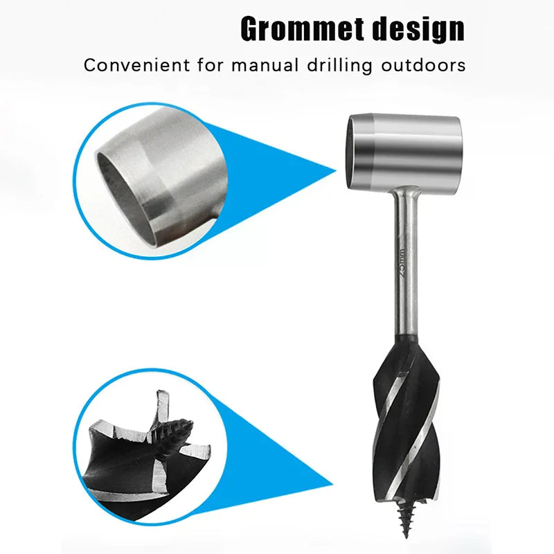 Portable Outdoor Survival Woodworking Tools Hand Auger Drill Bits Zpaxo