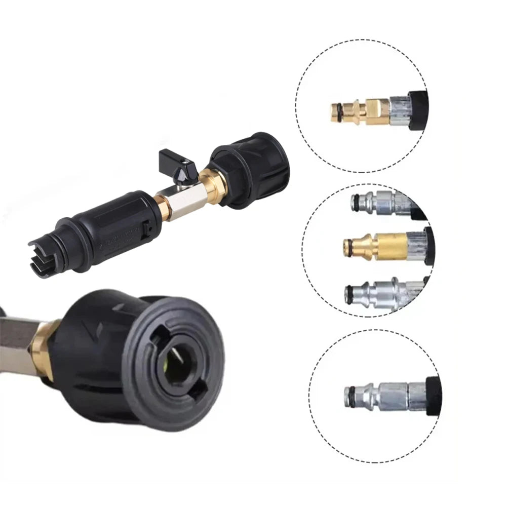 High Pressure Washer Nozzle with Safe Lock Angle Adjustable Washer Nozzle Duckbill Water Gun Sprayer for Car Washing Zpaxo