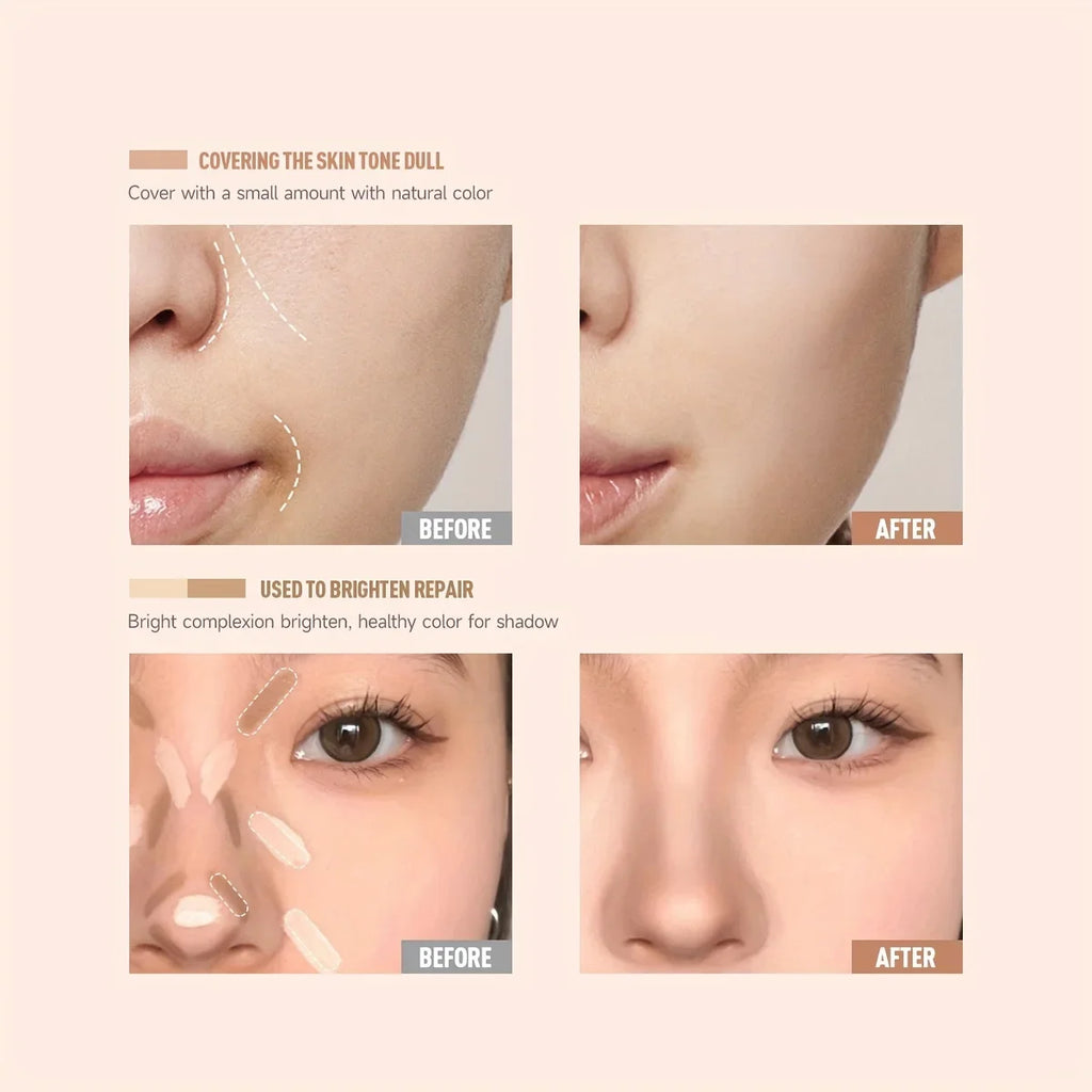 Add Targeting Moisturizing Concealer Full Coverage Long-lasting Even Zpaxo