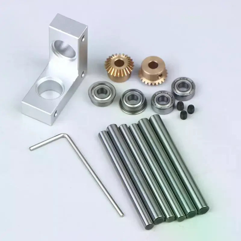 4 Mini Right Angle Rotator Small 90 Degree 1 Gearbox Bevel Gear Zpaxo