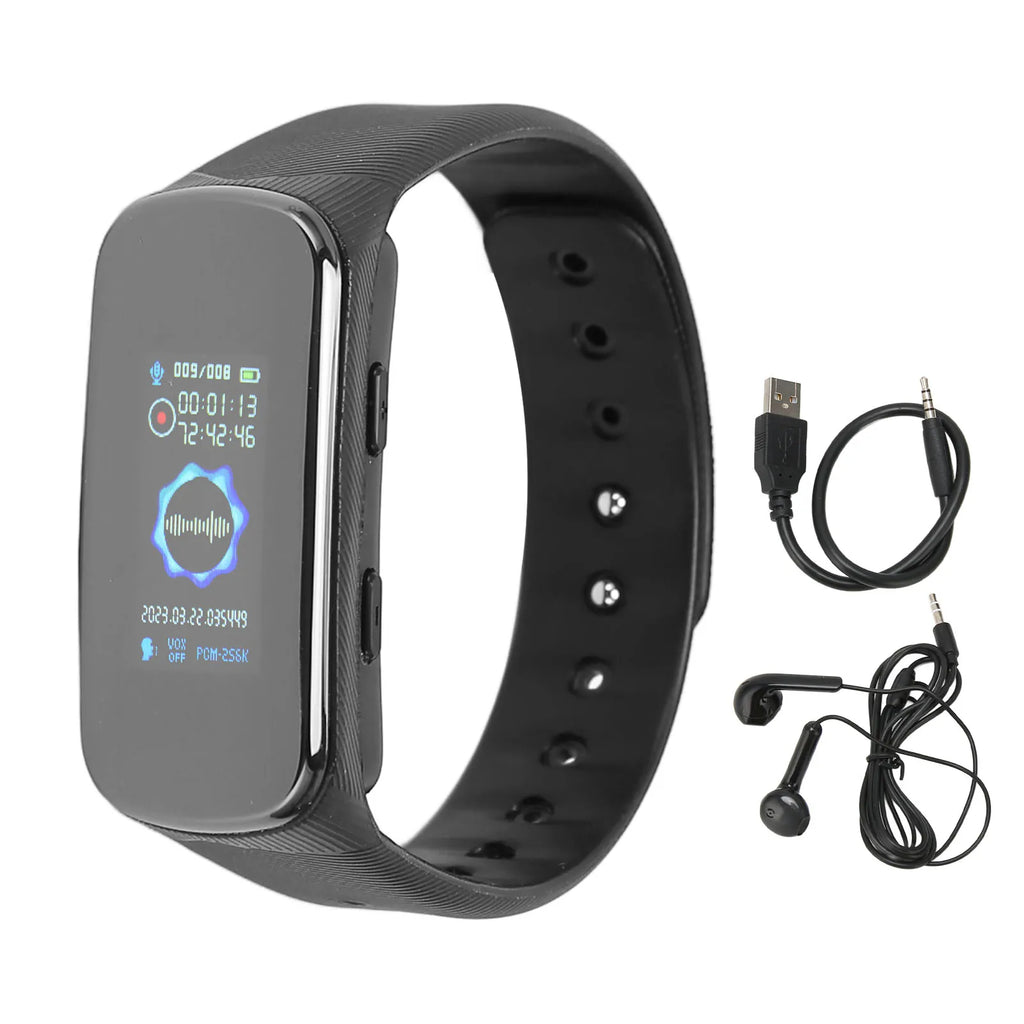 Voice Recorder Watch Noise Reduction HIFI MP3 Function Detachable