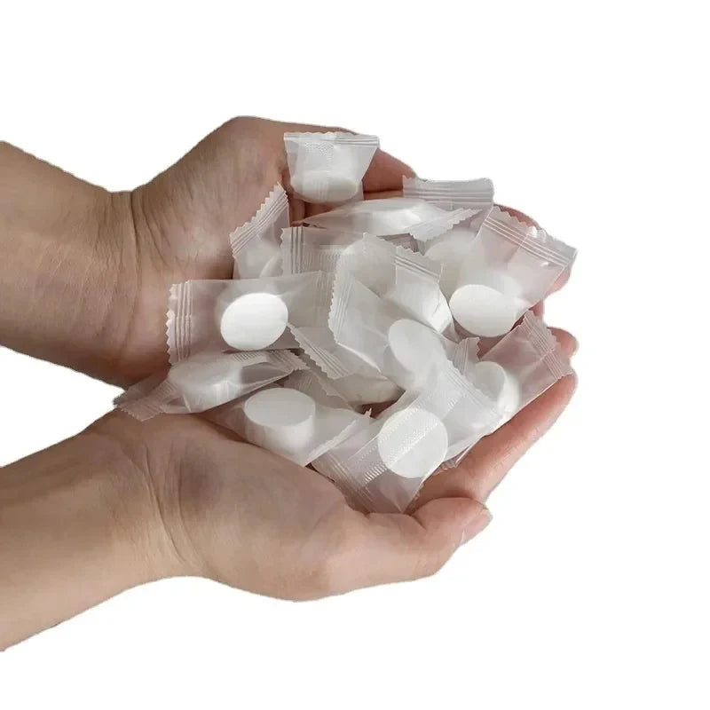 Disposable Compressed Travel Towels – Expandable Cotton Wipes
