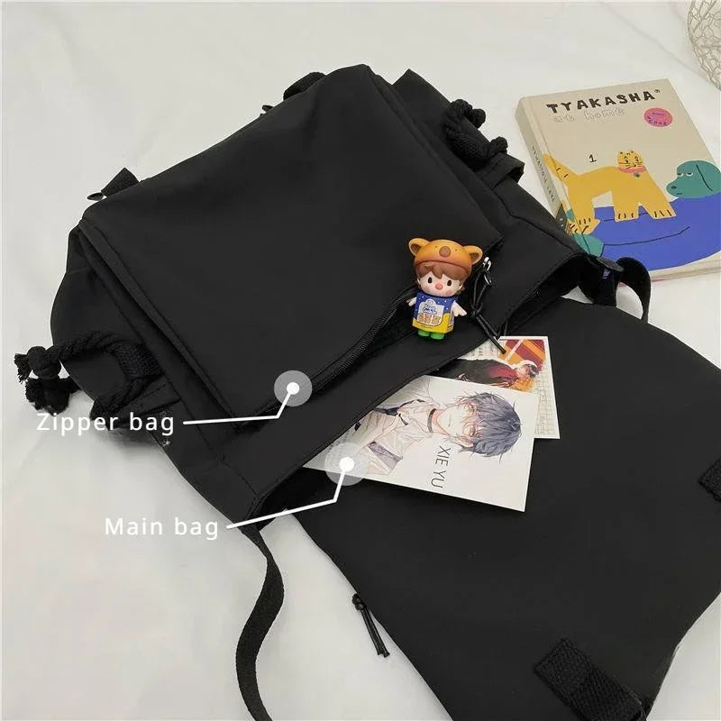 Shoulder Bag Large Capacity Crossbody Retro Workwear Postman Bags