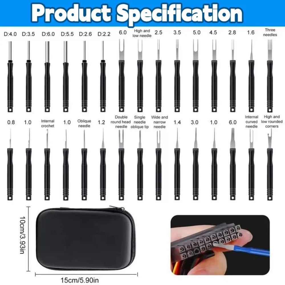 Portable Wire Terminal Removal Tool Handheld Reusable Pin Corrosion Zpaxo