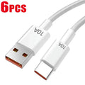 120W 10A USB-C Fast Charging Cable – 1–6 Pack | USB-A to Type-C