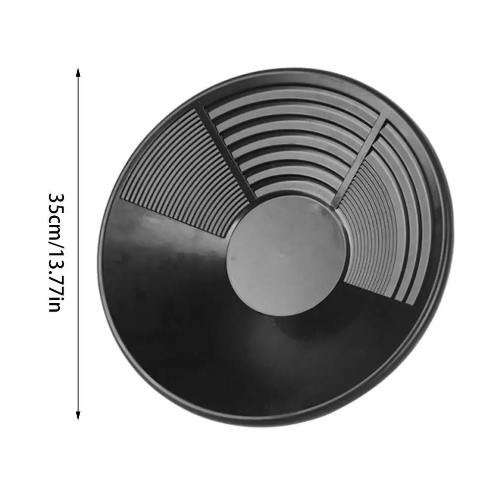 Plastic Gold Pan Basin NuggetMining Pan Dredging Prospecting River Tool Wash Gold Panning Equipment Gold Silver Metal Detector Zpaxo single attribute