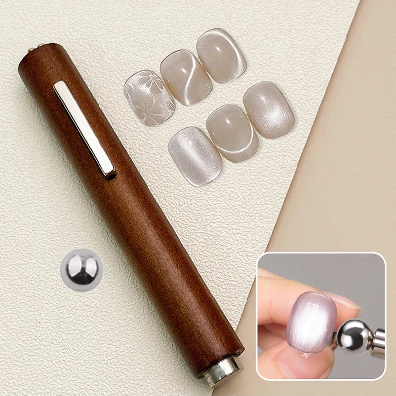 3-in-1 Multifunctional Magnetic Cat's Eye Nail Magnet Stick Beads Zpaxo