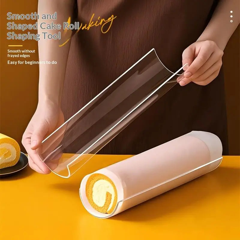 Acrylic U-Shaped Cake Roll Mold – Semicircle Shaping Retainer