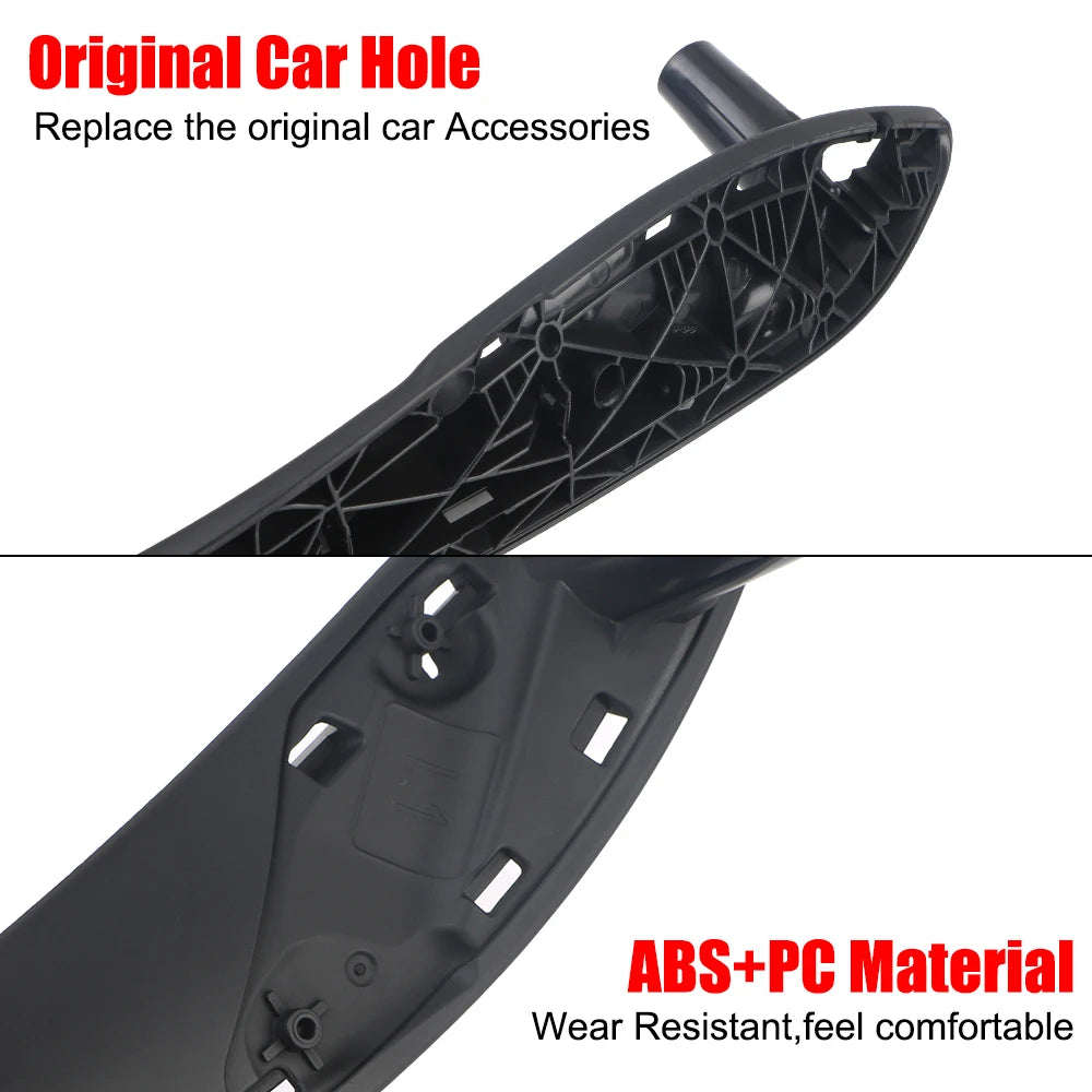 Car Inner Handle Interior Door Handles Black Front Rear Left Right
