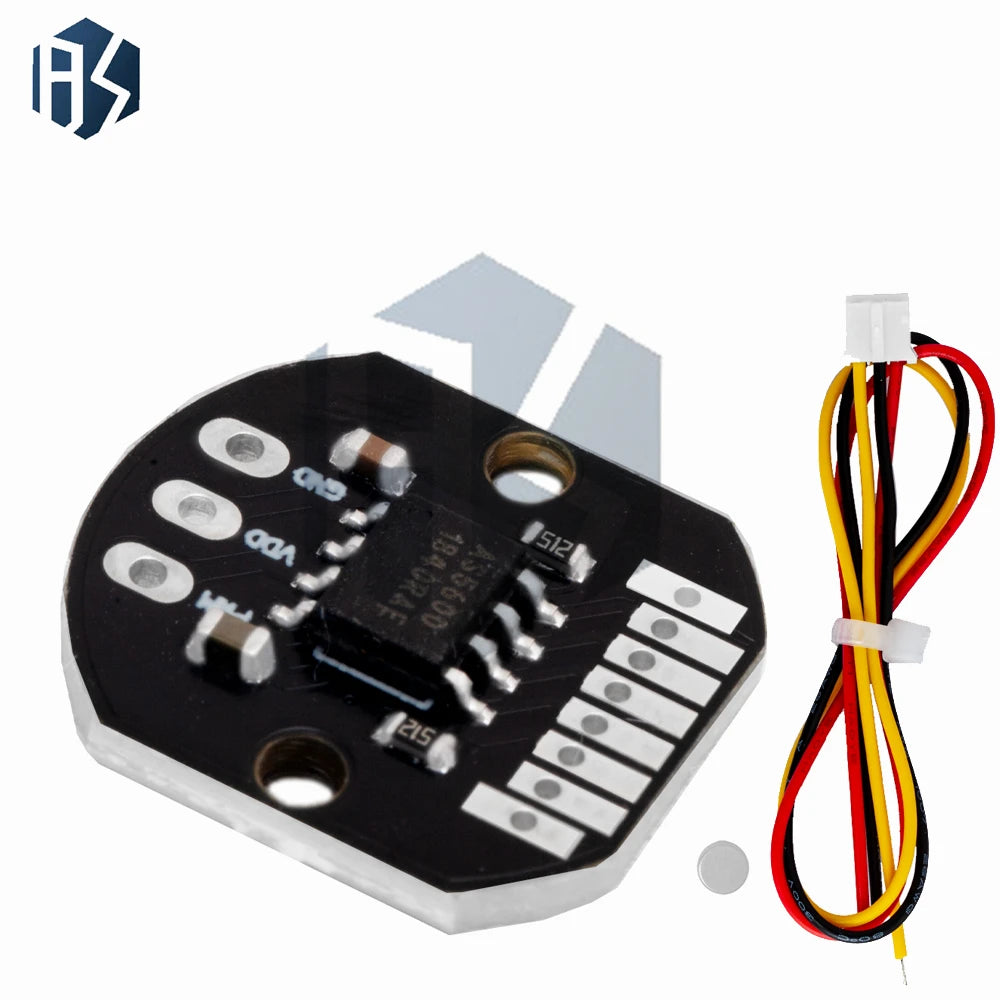 AS5600 Magnetic Encoder 12Bit Precision PWM I2C Interface Brushless Zpaxo