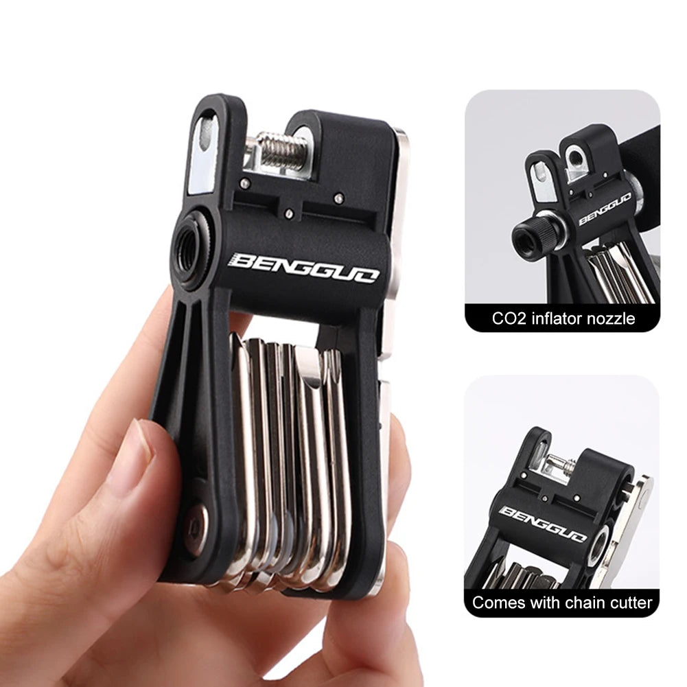 18-in-1 Bicycle Multi-function Tool Screwdriver Wrench Chain Cutter