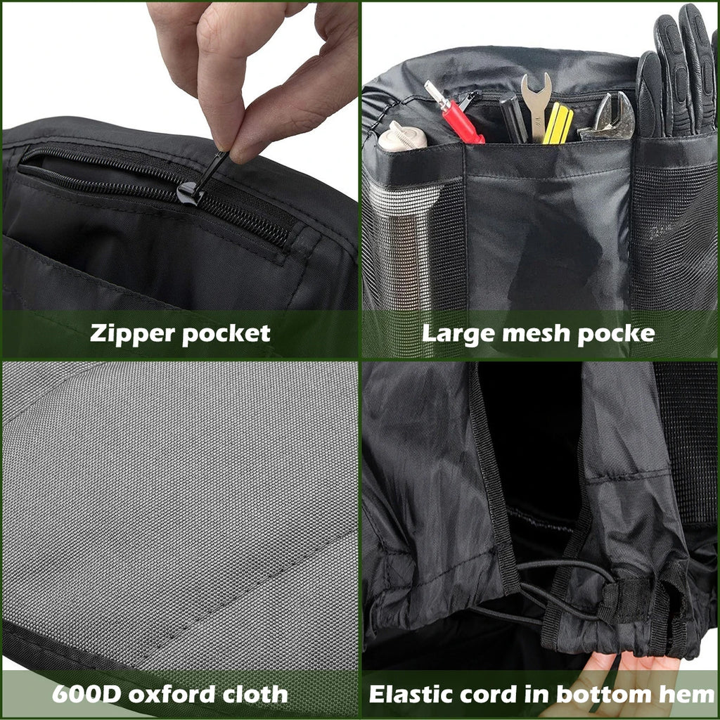1/2PCS Tractor Seat Cover Waterproof Riding Lawn Riding Mower Universal Replacement Dustproof Oxford Forklift Chair Protector Zpaxo