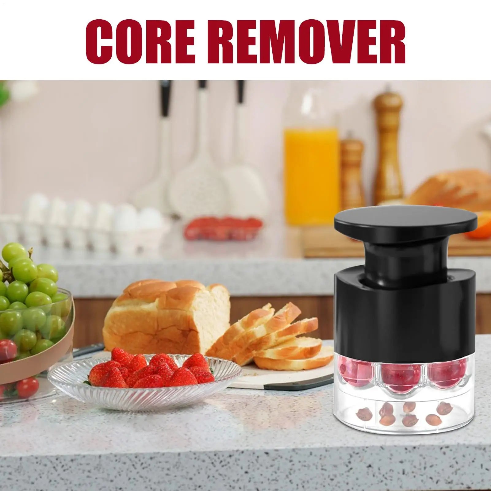 Easy-press Cherry Pitter 7 Holes Olive Seed Squeeze Tool Stoner