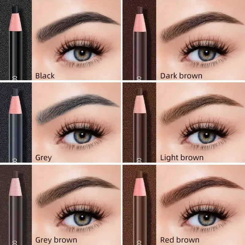 Long-lasting Waterproof Eyebrow Pencil Easy Tear-off Design Natural