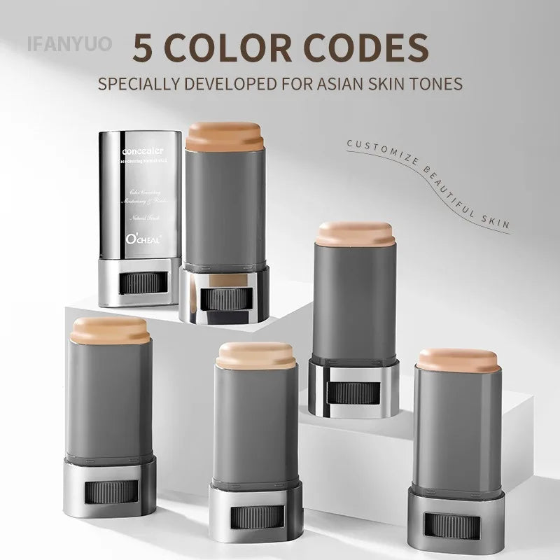 Matte Foundation Cream Stick Boosted Skin Tint Silky Texture