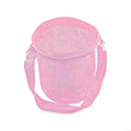 Sand Resistant Mesh Carry Bag Adjustable Strap for Pool Toy and Accessories Zpaxo Pink CN