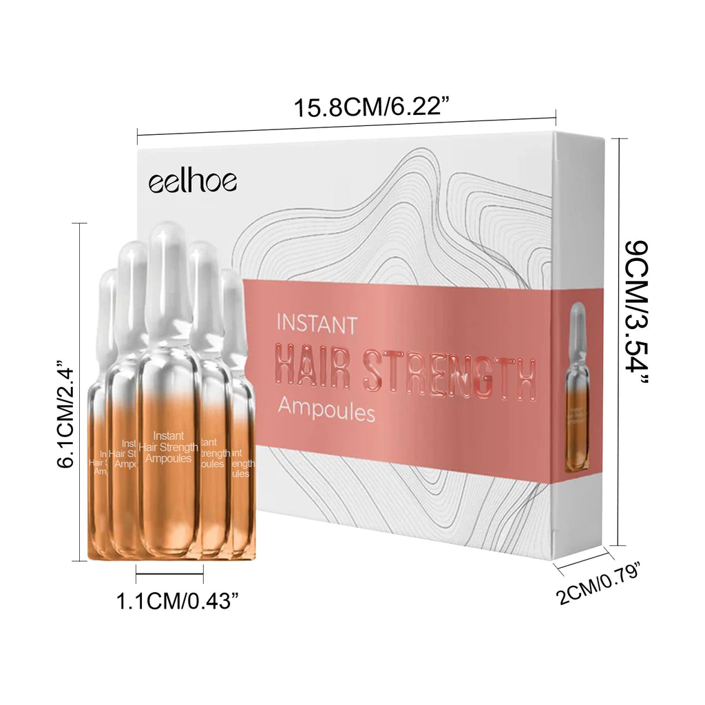 Hair Growth Ampoules Regrowth Anti Hair Loss Repair Split End Dry Damaged Hair Essential Oil Nourishing Scalp Portable Hair Care Zpaxo
