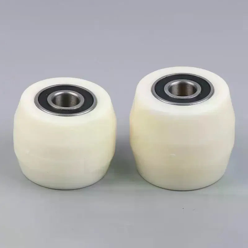 Polyurethane Nylon Wheels Replacement Caster Fork Wheel Bearing Small Zpaxo