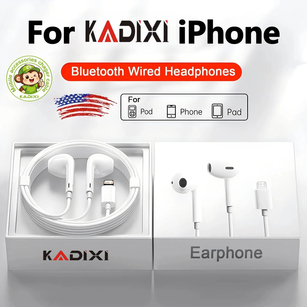 Headphones Iphone 15 14 11 12 13 Max Earphones XR X XS 8 Bluetooth