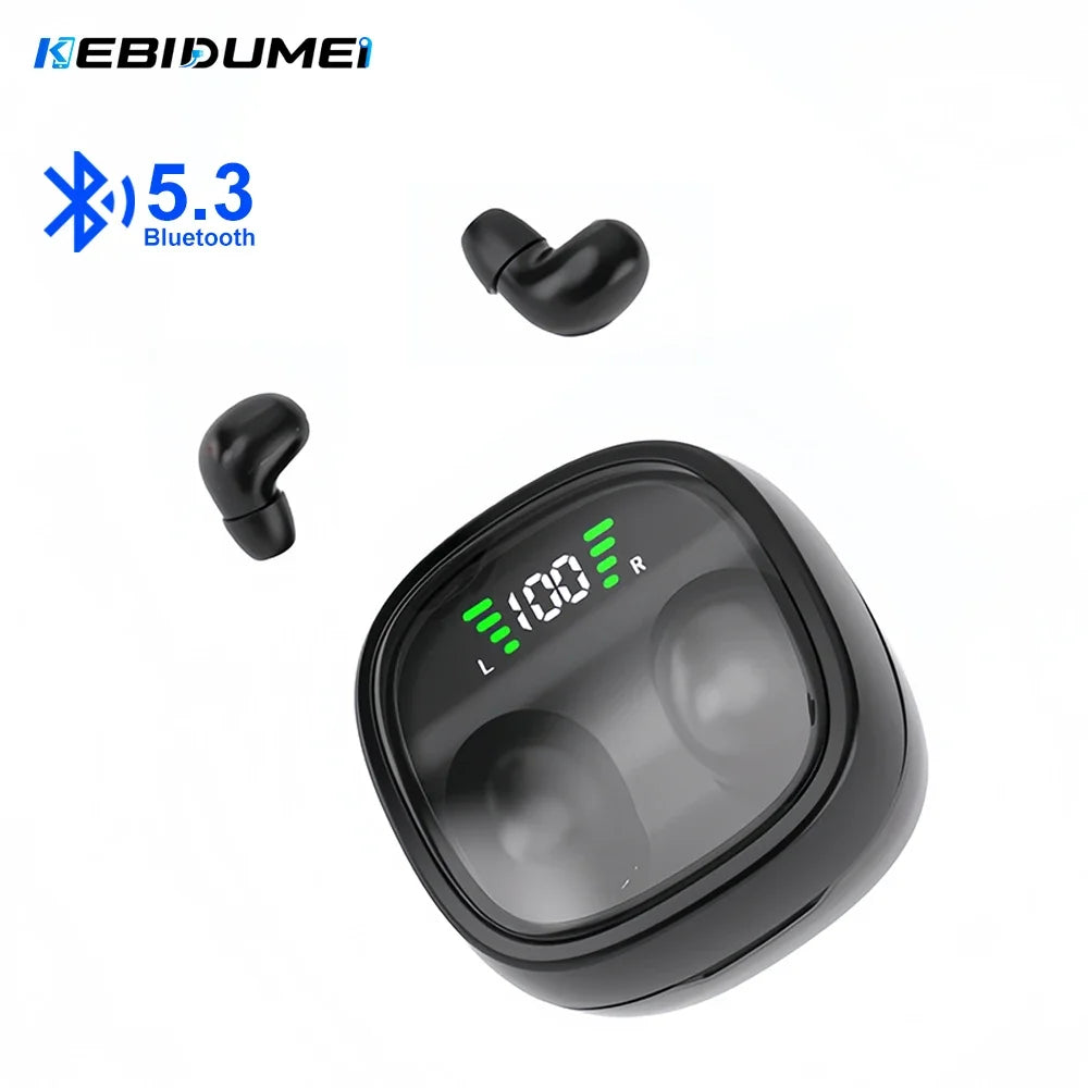 KEBIDUMEI Mini Earphones Bluetooth 5 3 Headphones Invisable Sleep