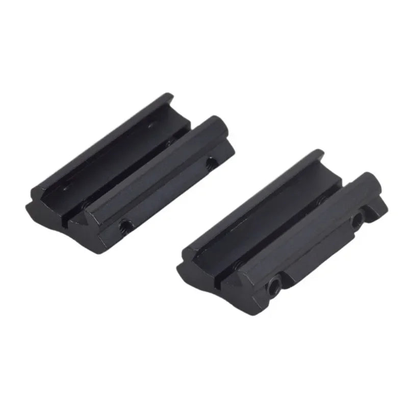 Picatinny to 11mm Dovetail Adapter – CNC Aluminum Mount (2-Pack)