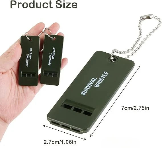 Emergency Survival Whistle – Loud Keychain Safety Whistle 3/6/12 Pack