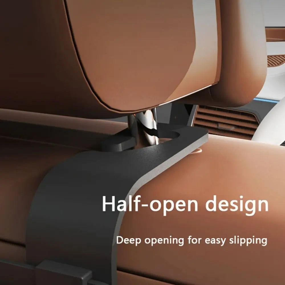 Partition Design Car Backseat Storage Box Water-proof Phone Stand Zpaxo